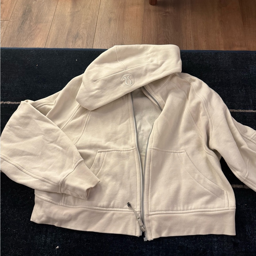 Lululemon scuba zip up cropped hoodie